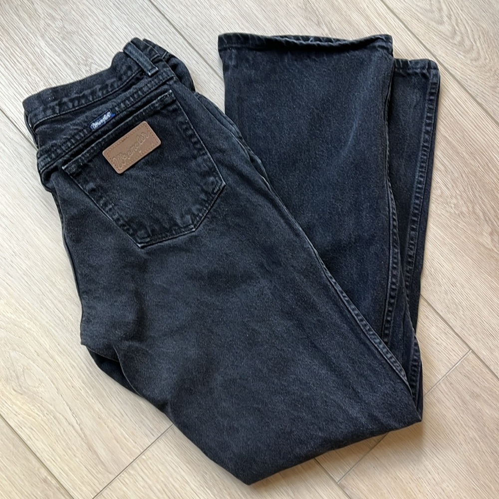 Wrangler Women's Black Jeans Vintage Style Size 9x34
